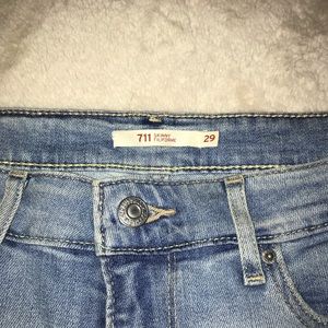 Levi 711 Skinny Filiforme Jeans